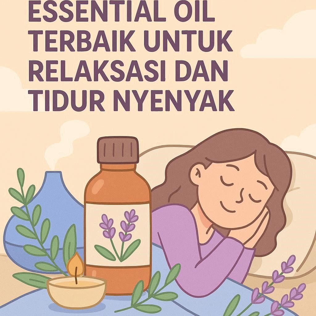 Essential Oil Terbaik untuk Relaksasi dan Tidur Nyenyak