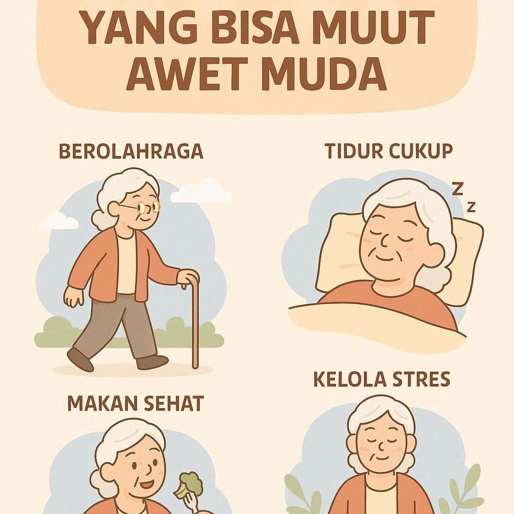 Kebiasaan Kecil yang Bisa Bikin Umur Panjang