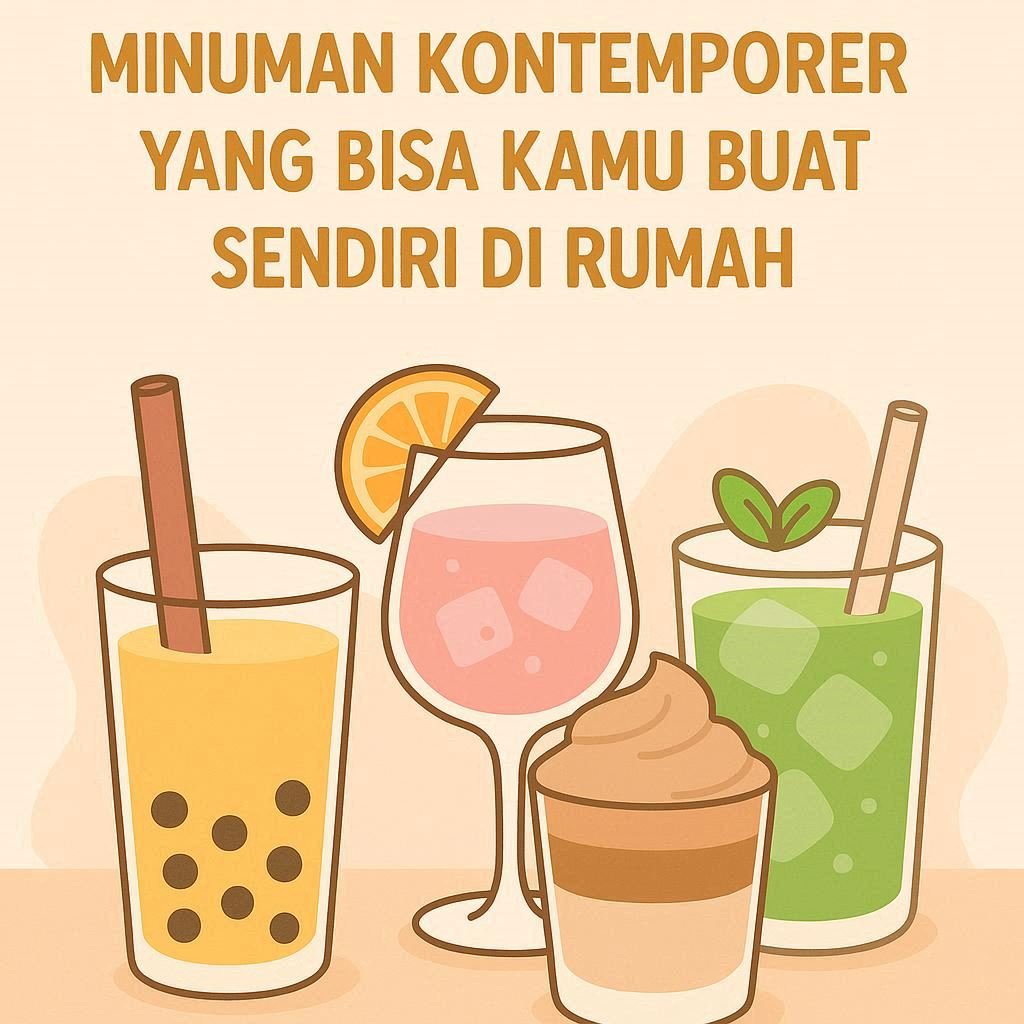 Minuman Kekinian yang Bisa Kamu Bikin Sendiri di Rumah
