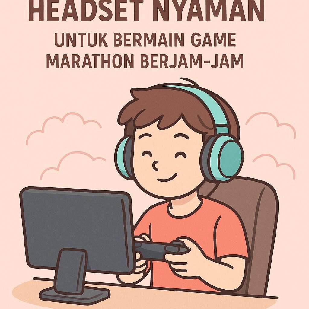 Headset nyaman untuk gaming maraton berjam-jam
