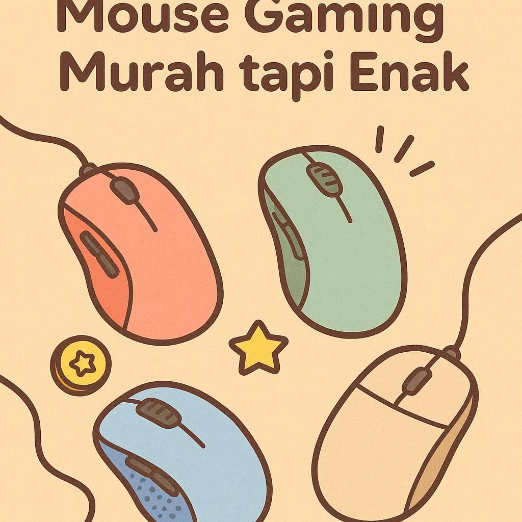Rekomendasi mouse gaming murah tapi enak buat aim